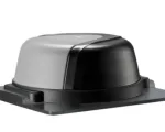 Mounting Gasket for Synergy or Synergy X on Ford Explorer Roof Style - alternate view with antenna