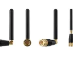 5G/4G Connector Mount Monopole Antenna - Hinged SMA Male - Multi-view