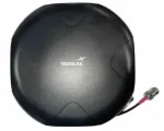 Taoglas Polarised Wideband 2x 5G/4G MIMO Antenna - Front view with cable