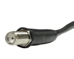 20 Foot Low Loss Cable (LMR240 Equivalent) (SMA/Female & SMA/Male Connectors) - Black - SMA Female end