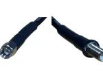 20 Foot Low Loss Cable (LMR240 Equivalent) (RP-SMA/Female & RP-SMA/Male Connectors) - Black - RP-SMA Male and RP-SMA Female connector ends