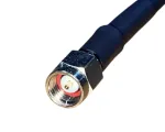 40 Foot Ultra Low Loss Cable (LMR400 Equivalent) (SMA/Male & SMA/Female Connectors) - Black - SMA Male end