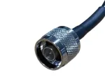 20 Foot Low Loss Cable (RG58 Equivalent) (SMA/Male & N/Male Connectors) - Black - N/Male connector end