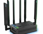 Katalyst SPARK K500A 5G Router - Right facing view illuminated