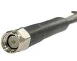 10 Foot Low Loss IP67 Rated Cable (RG58 Equivalent) (SMA/Male & N/Male Connectors) - Black - SMA Male connector end