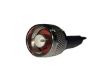 2 Foot Low Loss Cable (RG58 Equivalent) (SMA/Male & N/Male Connectors) - Black - N Male connector end