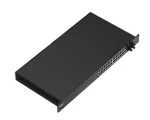 Teltonika SWM282 L2+ 24 Port Managed Ethernet Switch with SFP and PoE - Top, side view