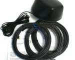 MobileMark Black LTM Thru Roof Antenna (2xCell,1xWiFi,1xGPS) - Antenna and four cables