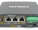 Pepwave MAX HD2 Mini with Euro 3G/4G/LTE Modems - Front of router