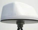 MobileMark White LTM Thru Roof Antenna (2xCell,3xWiFi,1xGPS) - Side view