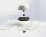 MobileMark White LTM Thru Roof Antenna (2xCell,3xWiFi,1xGPS) - Installation example