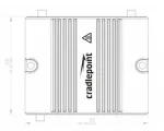 Cradlepoint NetCloud Essentials for IoT - IBR200 Verizon - 3 Yr - Top View - Dimensions 