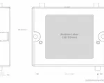 Cradlepoint NetCloud Essentials for IoT - IBR200 Verizon - 3 Yr - Side/Bottom View - Dimensions 