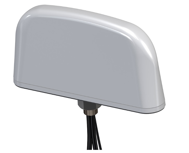 Multiband 4G/LTE 2X MIMO Antenna 3 cables: 2x 4G LTE Cellular, 1x GPS - LTB302-3C3C2C-GRY-18