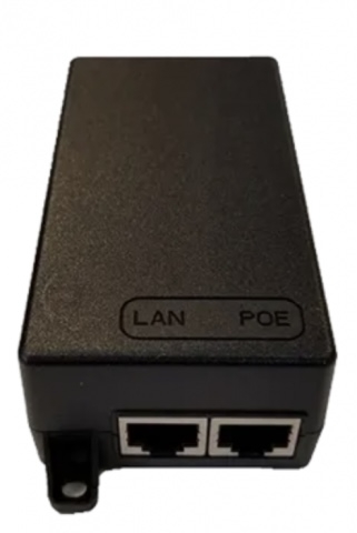 TAA Compliant PoE Injector, 15.4 W, 802.3af w/ 1.8M NA Type B Line Cord ...