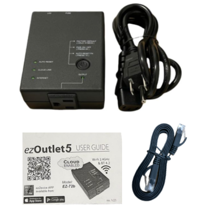 5Gstore EZ-72b Single Outlet IP Switch - App Controlled