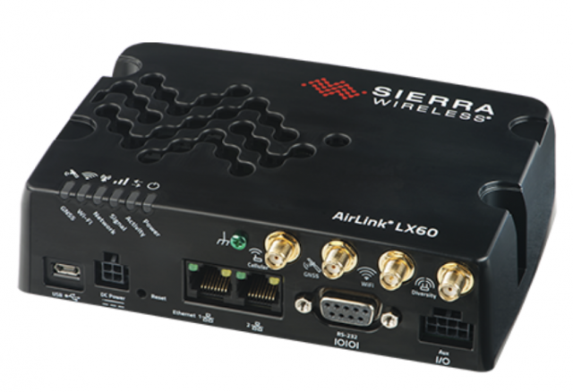 Sierra Wireless AirLink LX60 Integrated Broadband Router with Cat 4 LTE Modem