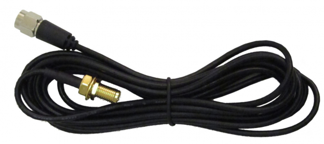 10 Foot Black RG58 Cable (SMA/Male & SMA/Female Connectors)