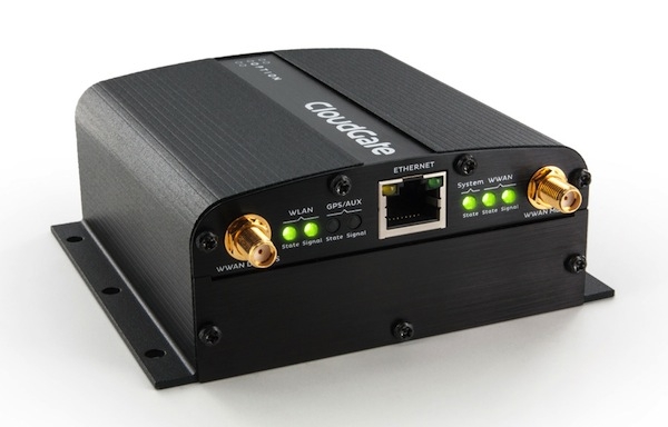 Option CloudGate M2M Cellular Gateway with Embedded Global 3G/4G/LTE Modem (Power/Antennas Sold Separately)